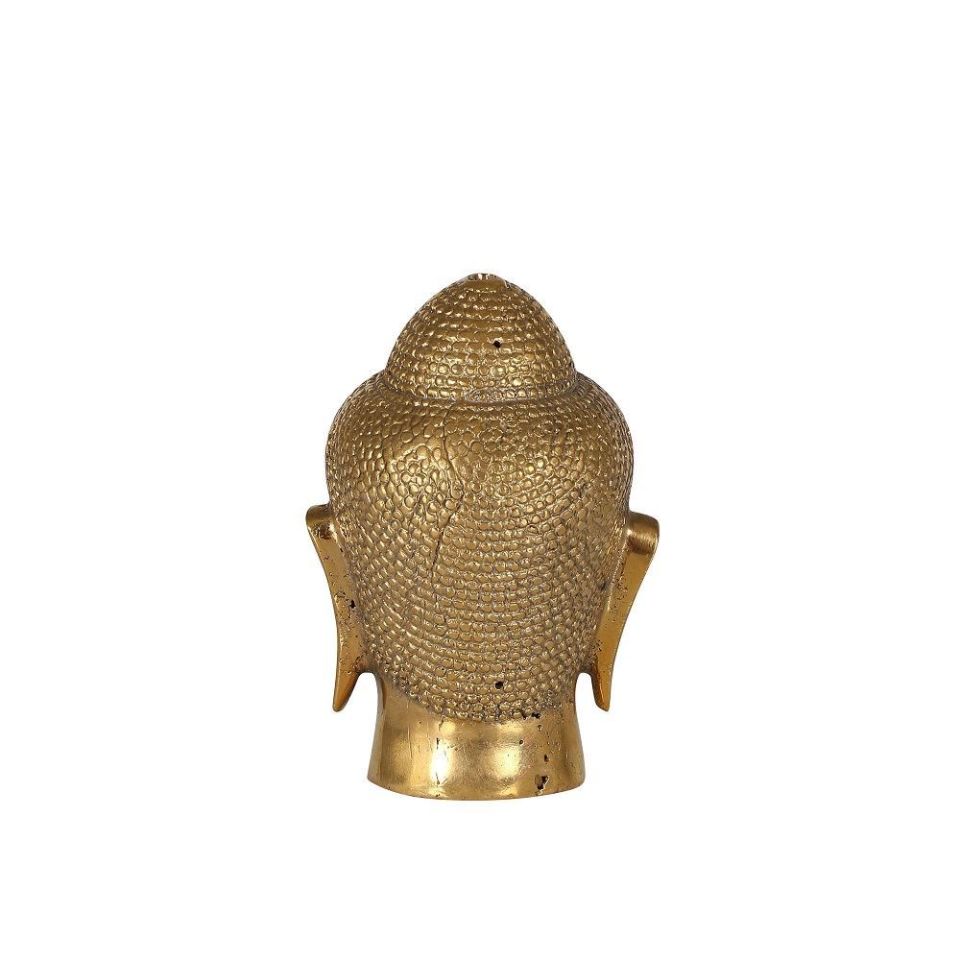 Buda Kafası Gold-Gümüş H:11 cm