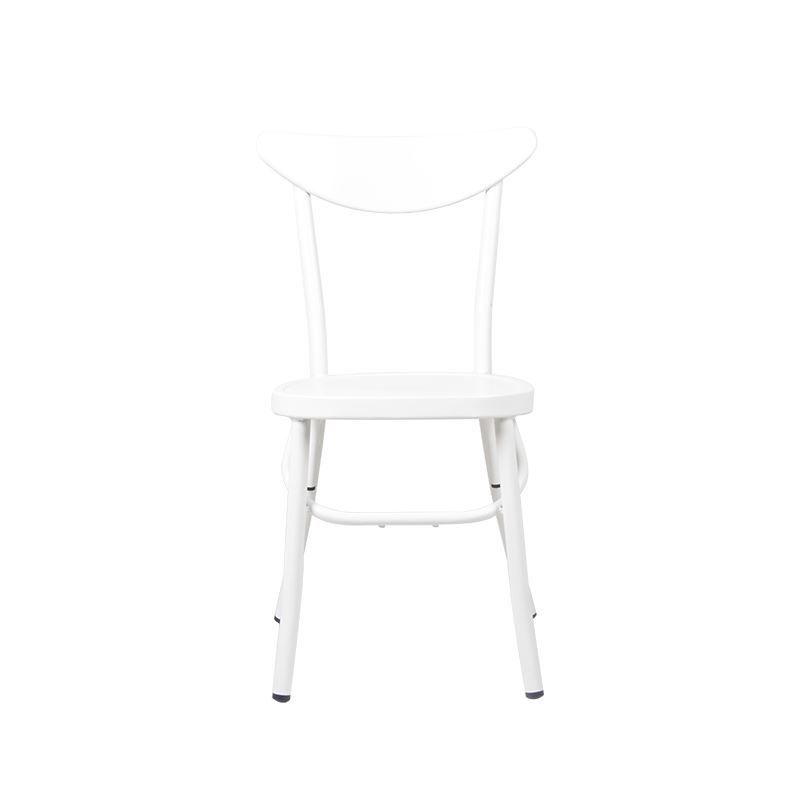 Pearl 2'li İstiflenir Yemek Sandalyesi Mat Beyaz