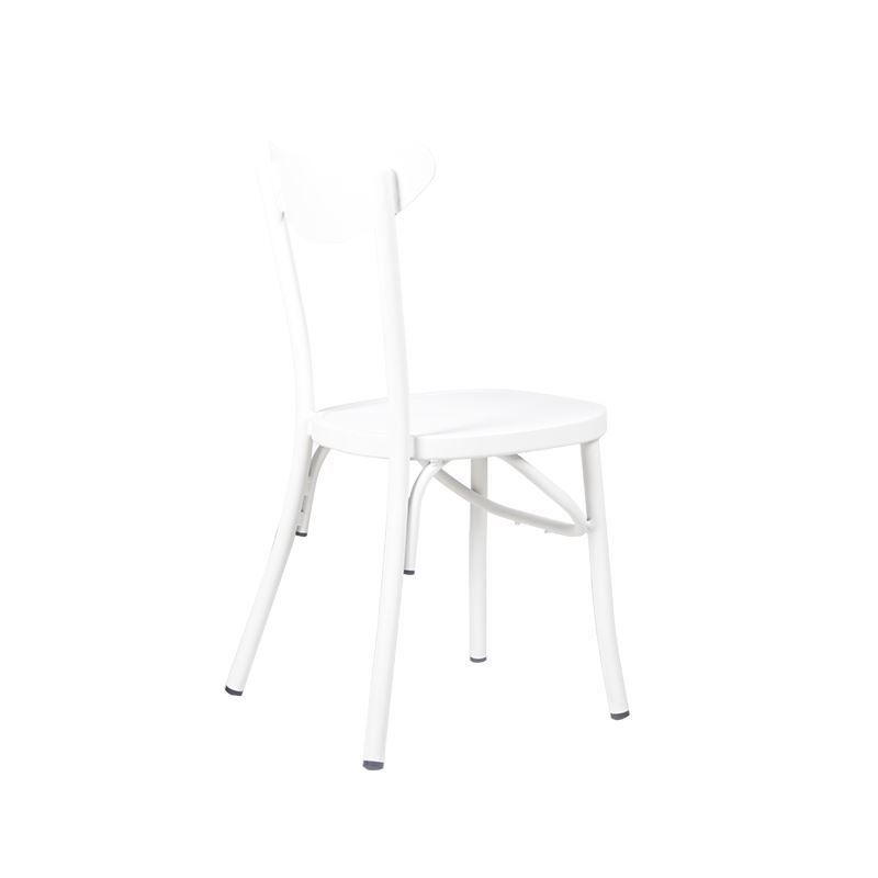 Pearl 2'li İstiflenir Yemek Sandalyesi Mat Beyaz