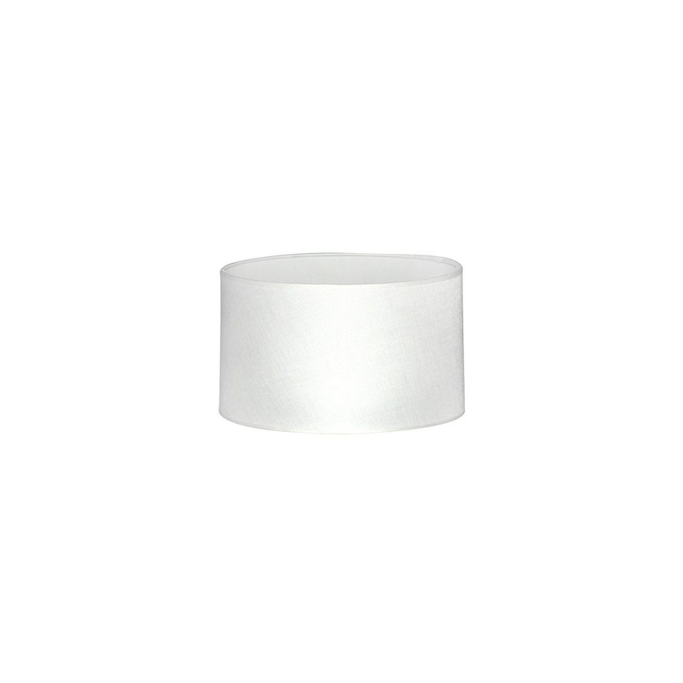 Silindir Beyaz Abajur Şapkası Q:18 cm