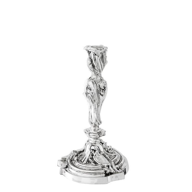 Messardıere Şamdan Antik Gümüş H:25 cm