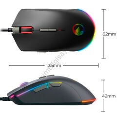 Gametech Poseidon | 10.000Dpi-3325 Sensör Oyuncu Mouse