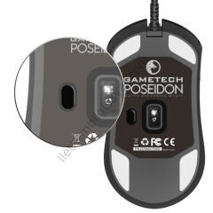 Gametech Poseidon | 10.000Dpi-3325 Sensör Oyuncu Mouse