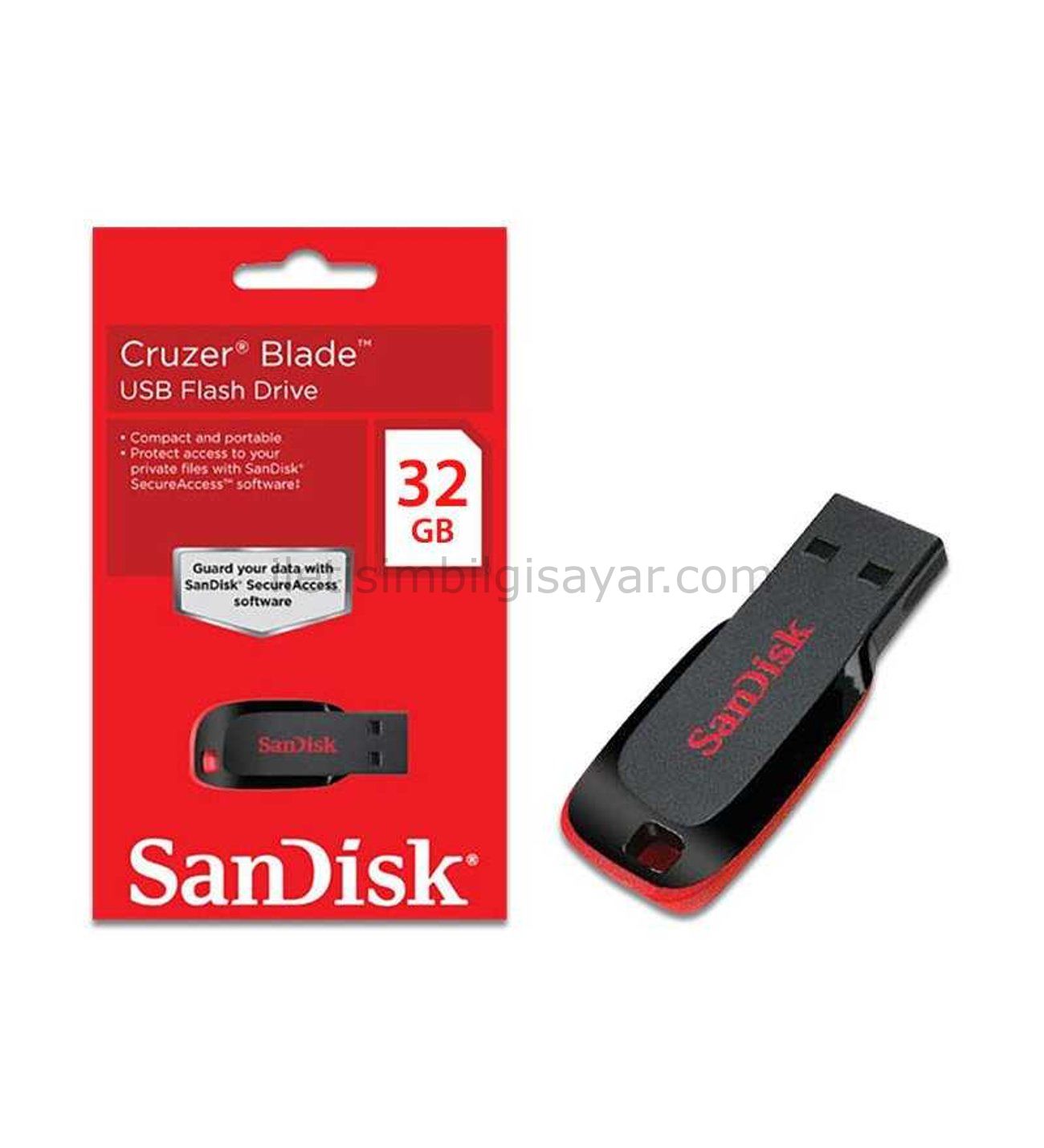 SanDisk Cruzer Blade 32 GB Flash Bellek