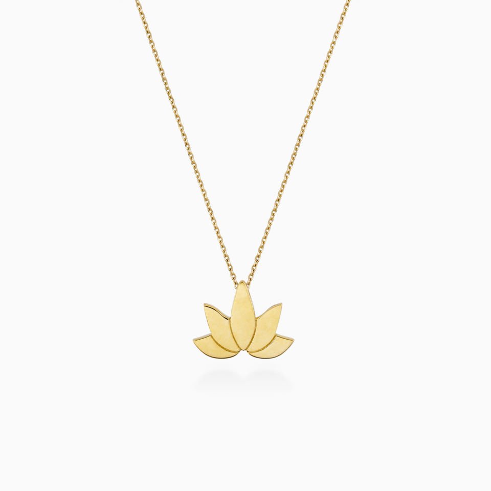 Lotus Çiçeği Kolye