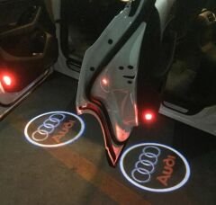 Audi A8 kapı altı logo hayalet logo 2004 sonrası