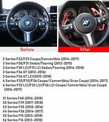 Bmw F16 M Direksiyon F1 Vites Kulakçığı Paddle Shift 2013-2016 arası Kırmızı