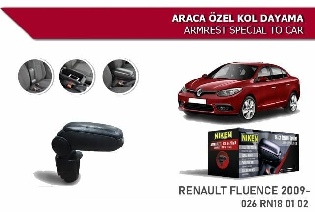 Renault Fluence Araca Özel Kol Dayama Kolçak Niken 2009+