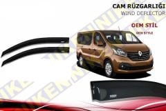 Renault Trafic Cam Rüzgarlığı 2015 Sonrası 2li Niken (Kromsuz Model)