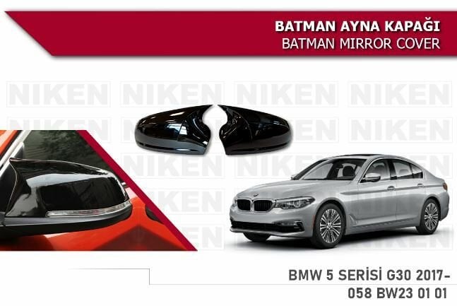 Bmw 5 serisi G30 Yarasa Ayna Kapağı 2017 sonrası modeller Niken