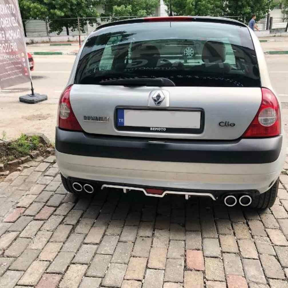 Renault Clio 2 uyumlu üniversal difüzör Gri 1999-2006 arası