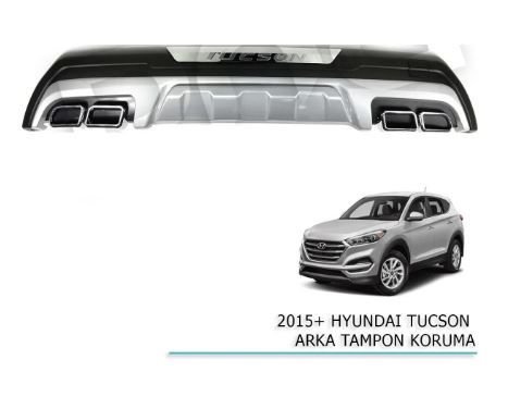 Hyundai tucson arka tampon koruması difüzör 2015-2018