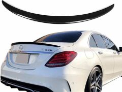 Mercedes w205 boyalı (Pianoblack) spoiler 2015-2021 arası