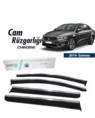 Fiat Egea Kromlu Cam Rüzgarlığı 2015 ve sonrası Sunplex