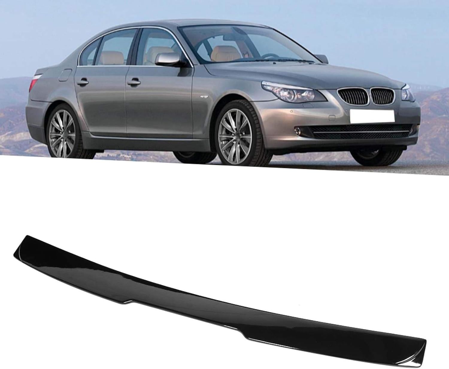 Bmw E60 M4 cam üstü Spoiler 2003-2009 arası (Pianoblack)