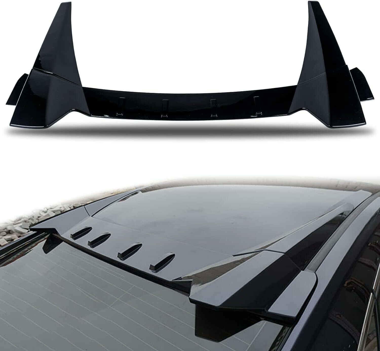 Honda Civic Fc5 uzay cam üstü spoiler (Pianoblack) 2016-2021 arası