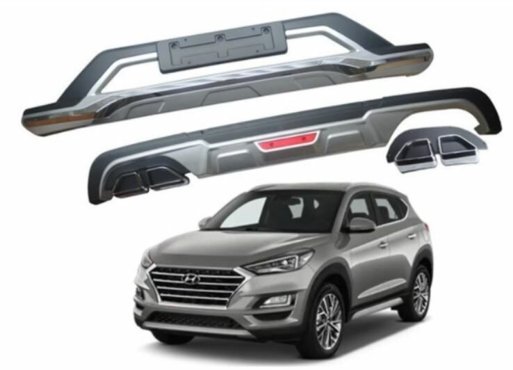 Hyundai tucson ön arka tampon koruması difüzör 2018-2021