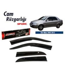 Fiat Albea Mugen Cam Rüzgarlığı 2002-2012 arası 4'lü Sunplex