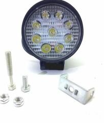 Led çalışma lambası pro 9 ledli off road sis lambası yuvarlak tip Niken