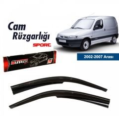 Peugeot Partner Mugen Cam Rüzgarlığı 2002-2007 arası 2'li Sunplex