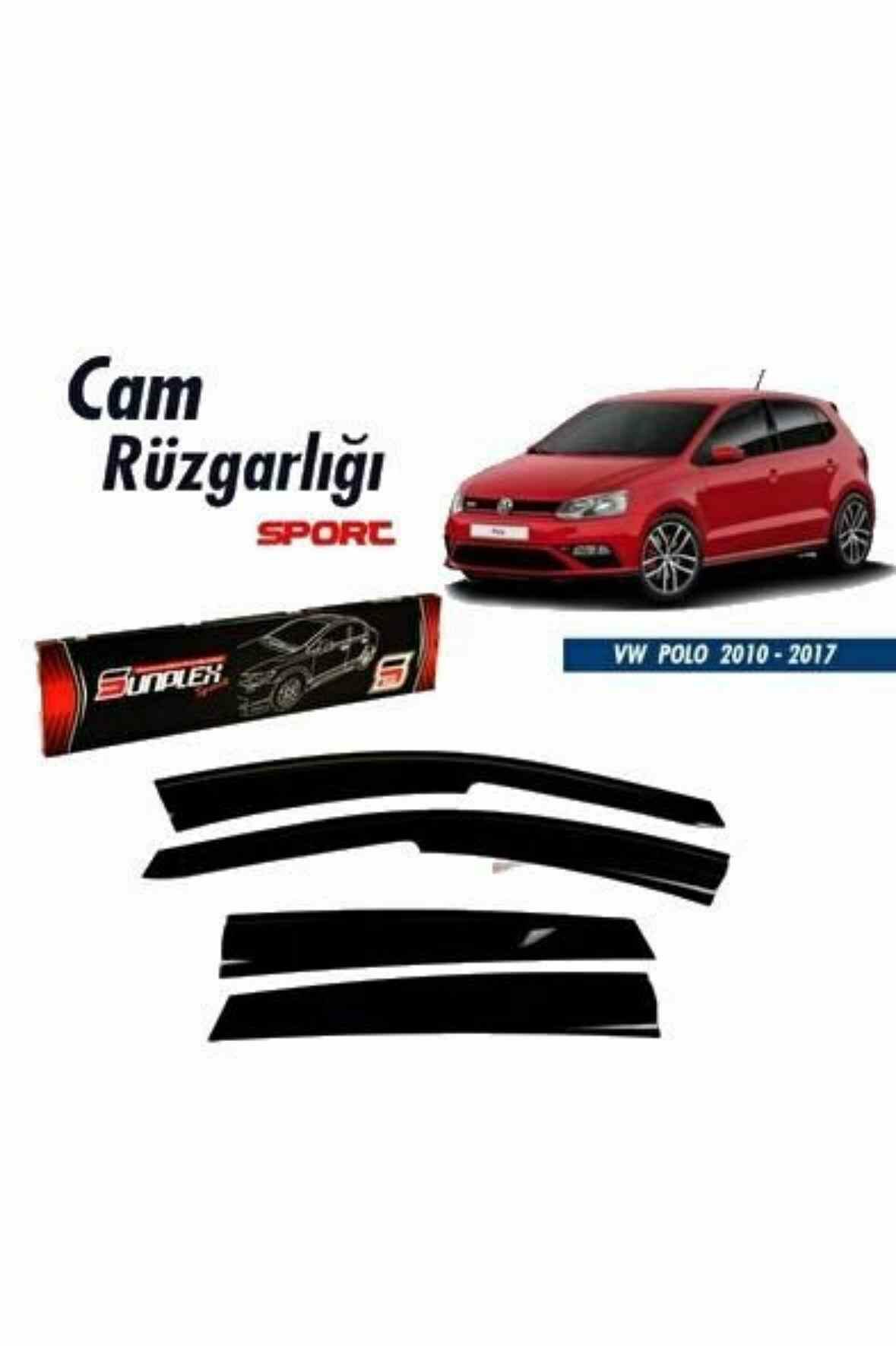 Vw Polo Mugen Cam Rüzgarlığı 2010-2017 arası 4'lü Sunplex