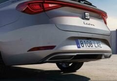 Seat Leon amg çift çıkış görünümlü difüzör 2021 sonrası modeller