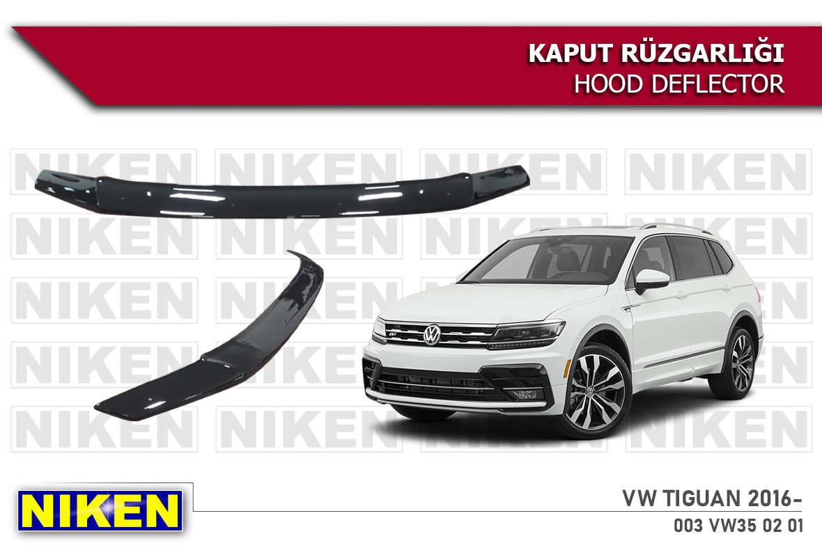 Vw Tiguan Kaput Rüzgarlığı Koruyucu 2016 sonrası