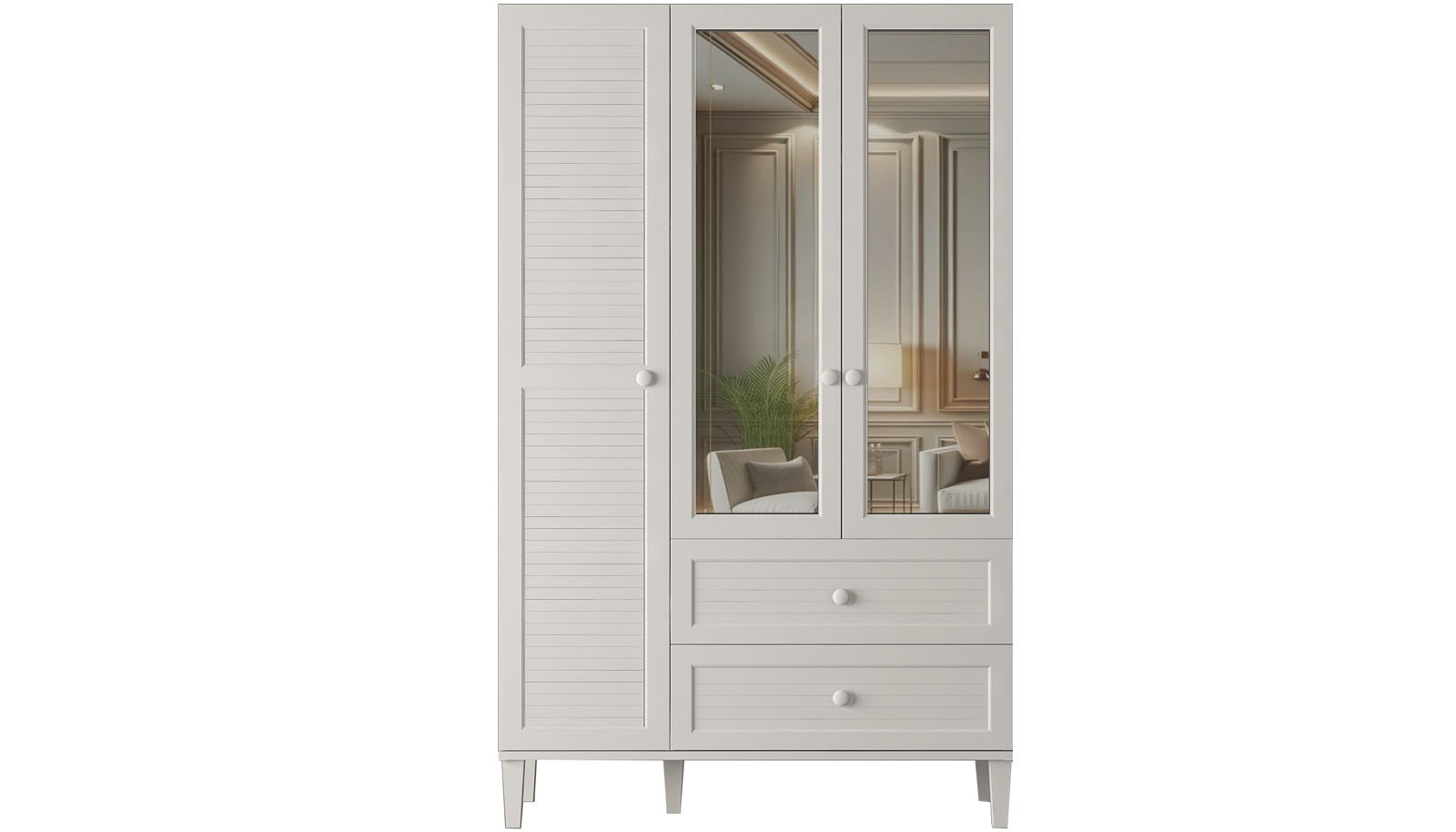 Dekor 3 Kapılı Dolap