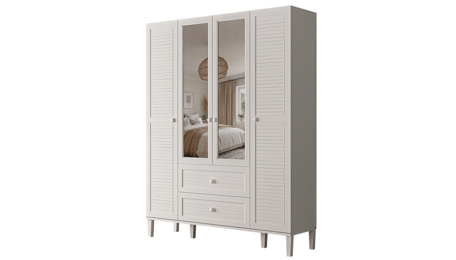 Dekor 4 Kapılı Dolap