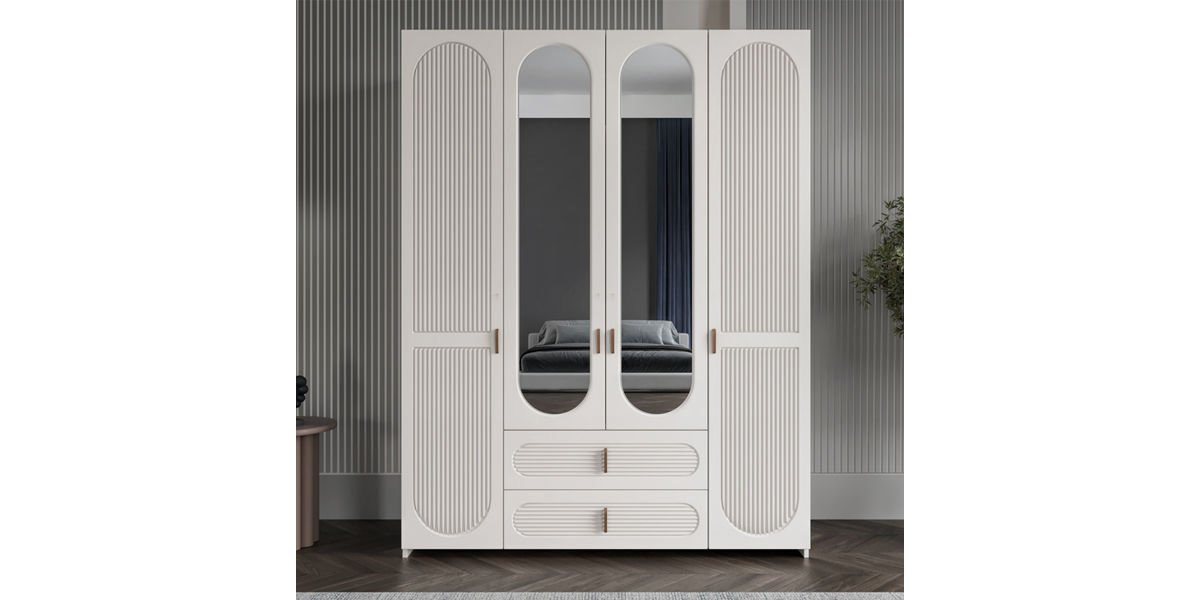 ELVİRA 4 KAPILI DOLAP (membran)