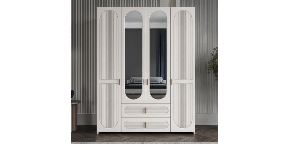 ELVİRA 4 KAPILI DOLAP (membran)