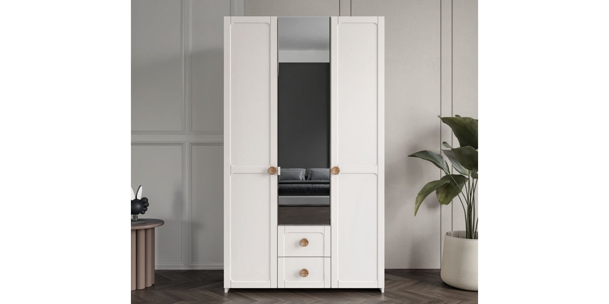 ALİNA 3 KAPILI DOLAP (membran)