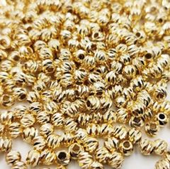 4 mm Kararma Yapmaz  Gold Dorika Boncuk Ara Aparatı