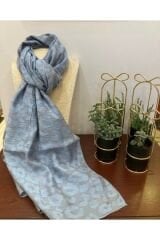 İNVEE LEOPAR ŞAL MAVİ