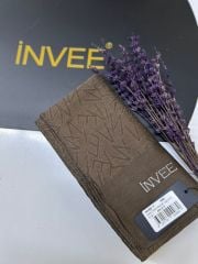 İNVEE HARF ŞAL KOYU KAHVE