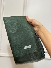 Vakko Monogram Şal Zümrüt Yeşili
