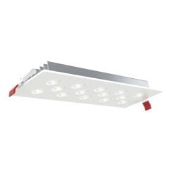 Kuyumcu LED Armatür Diktörtgen 14 LED li 25W