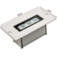 10 CM 3W LED Wallwasher Sıva Altı