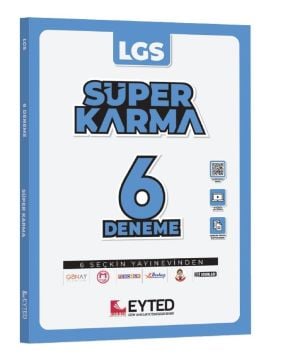 EYTED Yayınları 8. Sınıf LGS Süper Karma 6 Deneme