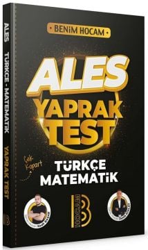 Benim Hocam Yayınları ALES Türkçe Matematik Yaprak Test