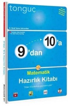 Tonguç Akademi 10. Sınıf 9'dan 10'a Matematik Hazırlık Kitabı