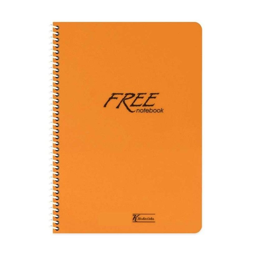 Keskin Color Free Spiralli Turuncu Plastik Kapak 120 Yaprak A4 Çizgili Defter