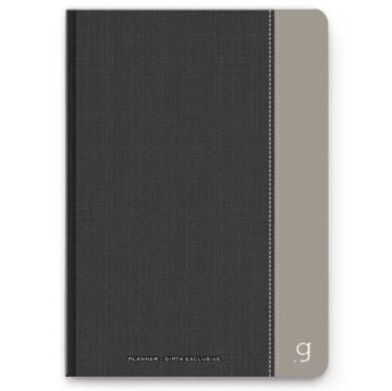 Gıpta Exclusive Planner İplik Dikişli Sert Kapak 96 Yaprak 17*24 Çizgili Defter Model 2