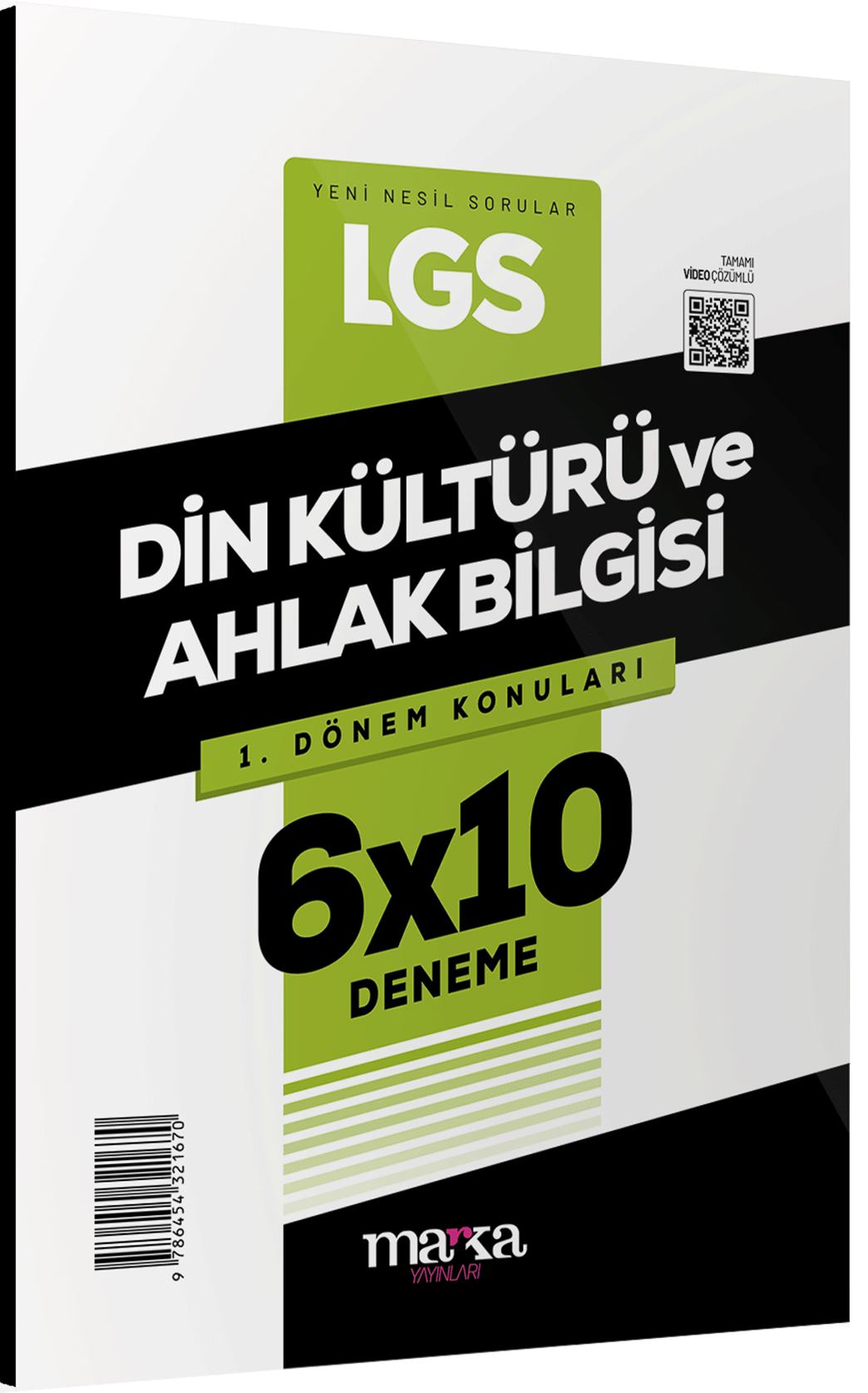 Marka Yayınları 8. Sınıf LGS 1. Dönem Din Kültürü ve Ahlak Bilgisi 6x10 Deneme