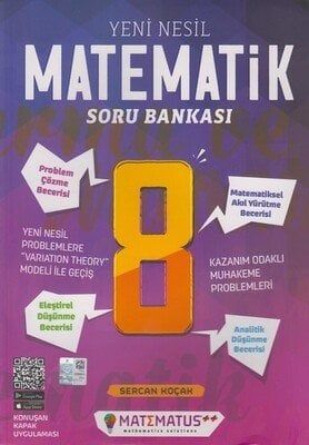 Matematus Yayınları 8. Sınıf Matematik Yeni Nesil Soru Bankası