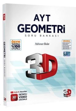 3D Yayınları 2025 AYT Geometri Soru Bankası