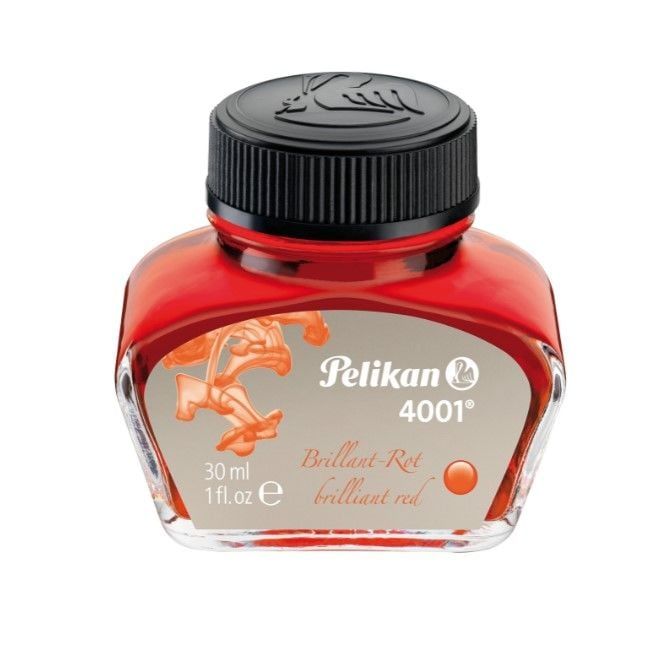 Pelikan 4001 Kırmızı 30 ml Yazı Mürekkebi