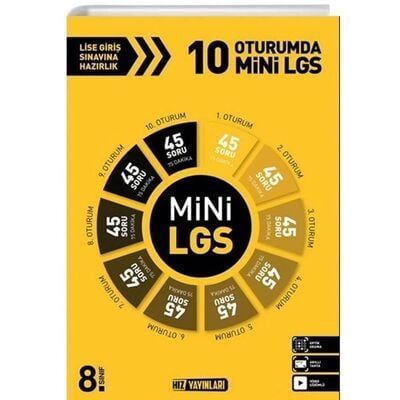 Hız Yayınları 8. Sınıf LGS 10 Oturumda Mini LGS