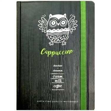 Gıpta Coffee Book Cappuccino Dikişli Sert Kapak 120 Yaprak 17x24 Kareli Defter