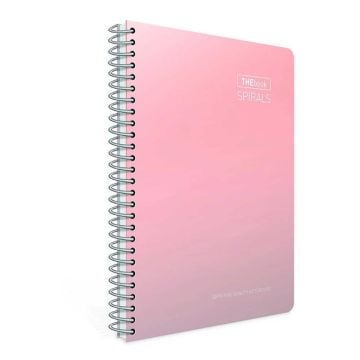 Gıpta The Book Spirals Pembe Sert Kapak 140 Yaprak 17*24 Çizgili Defter